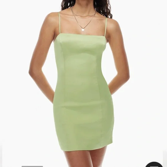 green emerald velvet dress Porscha Shimmer Mini Dress